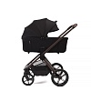 Коляска детская Peppy Soho 2 в 1 Black (черный), рама шоколад