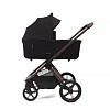 Коляска детская Peppy Soho 2 в 1 Black (черный), рама шоколад