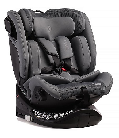 Автокресло Peppy Solo 0-36 I-Size 40-150 см (Grey) серый