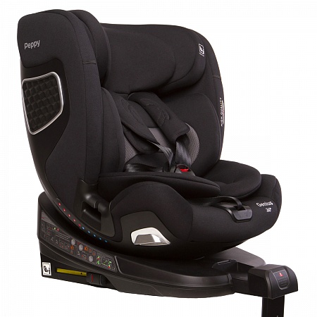 Автокресло Peppy Genius 0-36 I-Size 40-150 см (Black) черный
