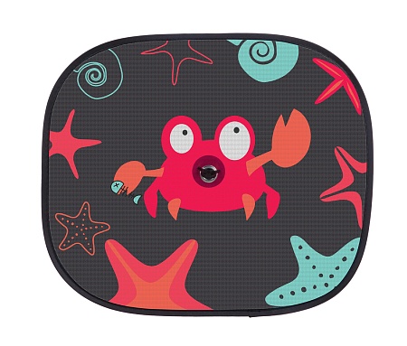 Шторка солнцезащитная Peppy для автомобиля (red) 2шт в уп