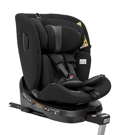 Автокресло Peppy UNOfix 0-36 I-Size 40-150 см (black) черный